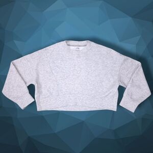 Abercrombie & Fitch YPB Gray Women's Cropped crewneck